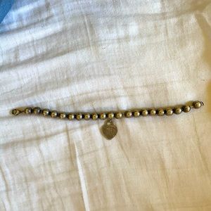 Tiffany & Co. Sterling SilverHeart Charm Bracelet